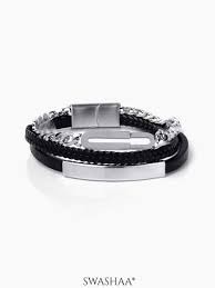 Fossil Gunmetal Metal Bracelet