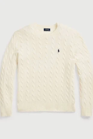 Ralph Lauren Cable-Knit Merino Wool Sweater