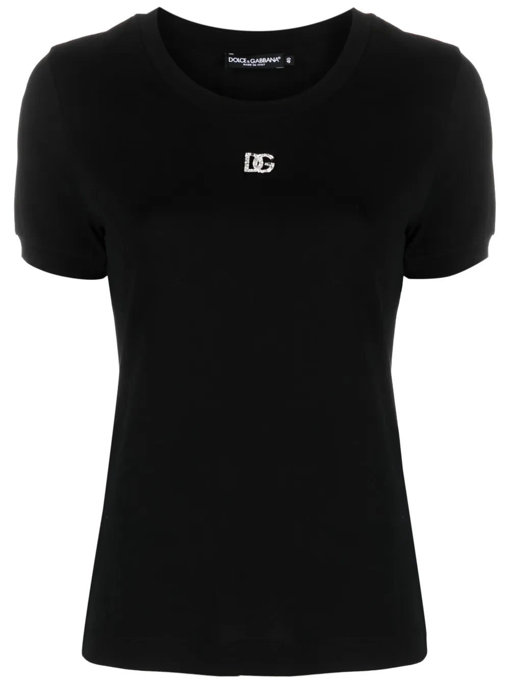 crystal-embellished T-shirt