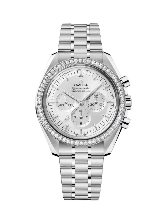 Omega Speedmaster Moonwatch Professional Chronograph 18K Canopus Gold™ & Diamonds Men's Watch, 310.55.42.50.02.001