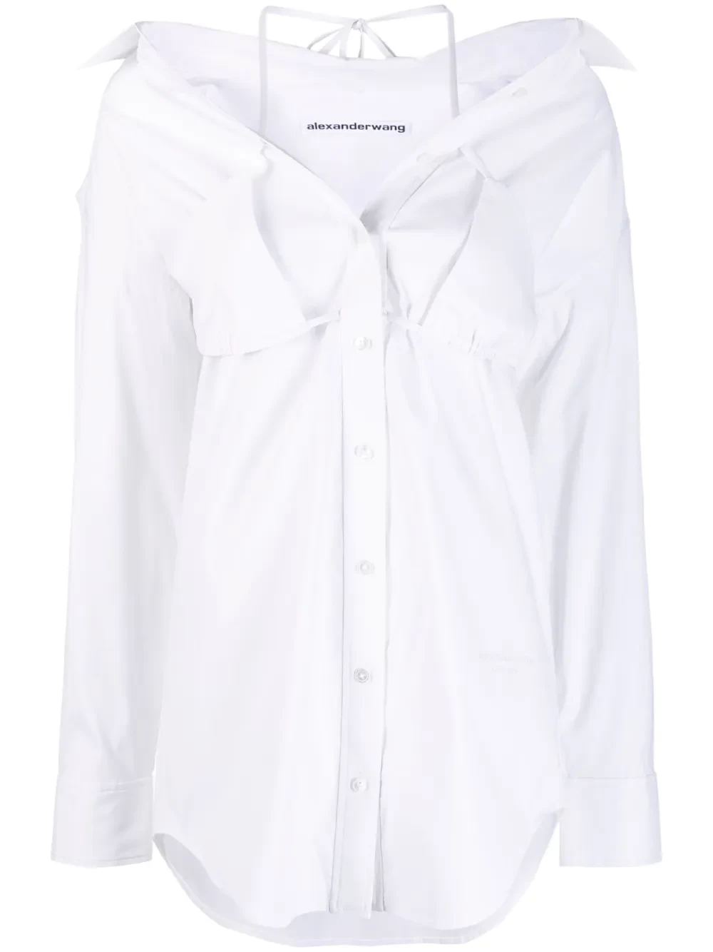 layered bikini shirt