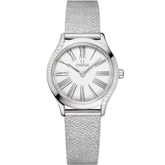 Omega De ville Mini Trésor Stainless steel & Diamonds Lady's Watch, 428.15.26.60.04.001