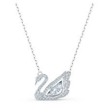 Swarovski Swan Pendant Necklace