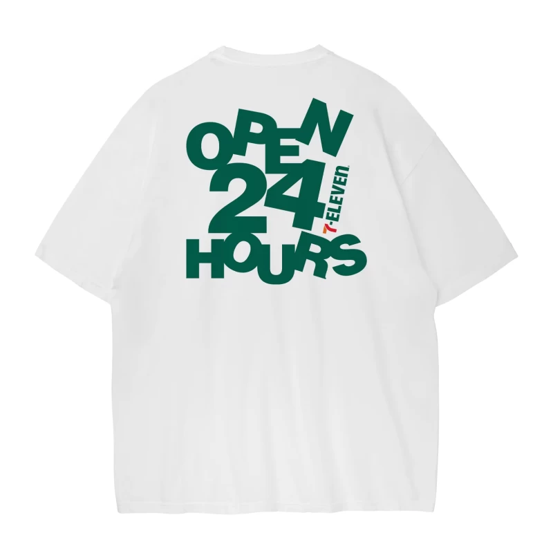 Open 24 Hours Abstract Tee