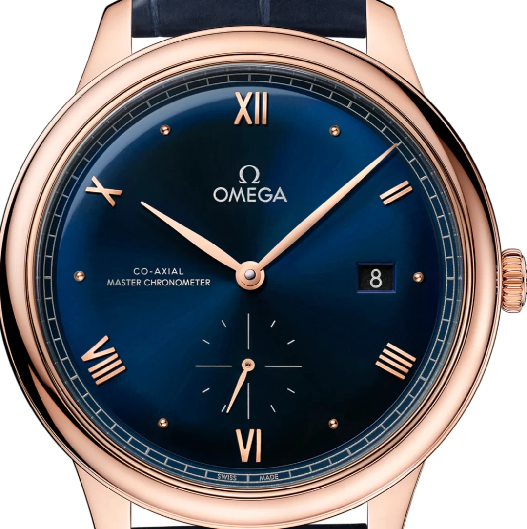 Omega De ville Prestige 18K Sedna™ Gold Men's Watch, 434.53.41.20.03.001