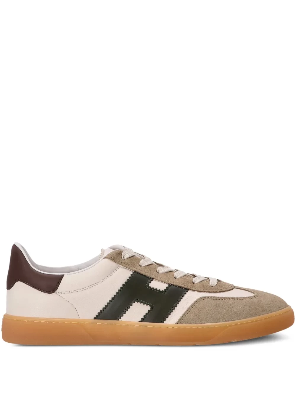 Cool low-top leather sneakers