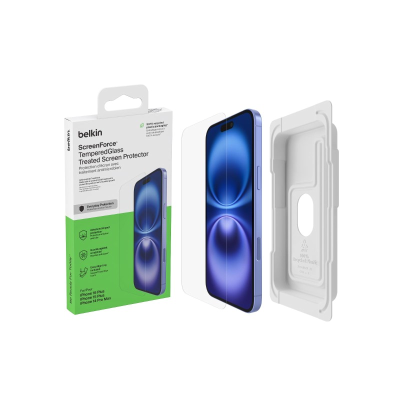 Belkin ScreenForce Tempered Glass Screen Protector for iPhone