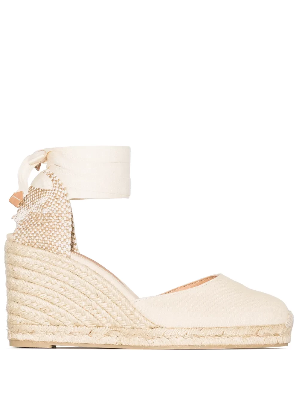 Carina 80 canvas wedge heels