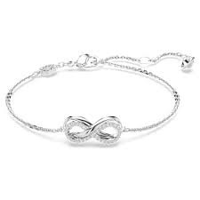 Swarovski Infinity Sterling Silver Bracelet