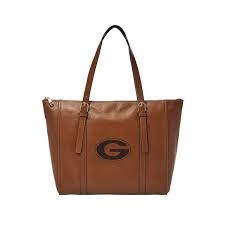 Fossil Georgia Leather Tote Bag